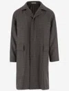 Tagliatore Houndstooth Pattern Jacket With Structured Collar And Flap Pockets In Brown
