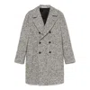 Tagliatore Brown Coats In Gray