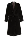 Tagliatore Brown Double-breasted Coat In Brown