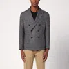 Tagliatore Brown Double-breasted Jacket In Wool Blend In Brown