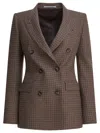 Tagliatore Brown Other Fibres Jacket In Brown
