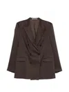 Tagliatore Brown Suit In Brown