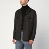 Tagliatore Wool Jacket With Chest Pockets And Collar In Black