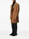 Tagliatore Bruce Cashmere Coat In Brown