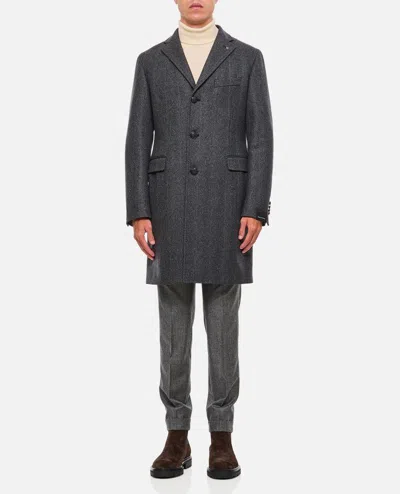 Tagliatore Bruce Coat In Grey