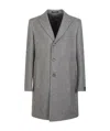 Tagliatore Single-breasted Coat In Gray