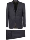 Tagliatore Wool Suit In Black