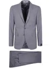 Tagliatore Wool Suit In Gray