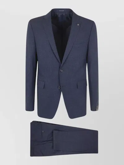 Tagliatore Bruce Mens Suit Notch Lapel Pockets In Animal Print