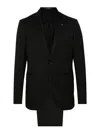 Tagliatore Single-breasted Suit In Black