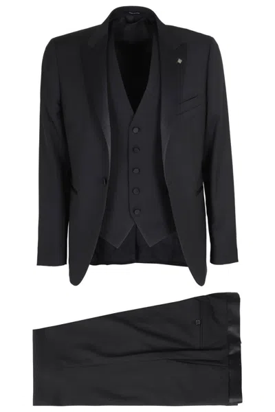 Tagliatore Smoking Lana Bruce Con Gilet In Blu