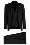Tagliatore Smoking Lana Bruce Con Gilet In Black