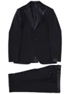 Tagliatore Single-breasted Suit In Black