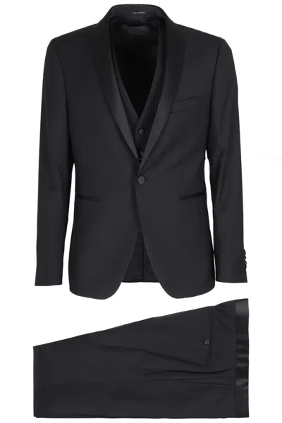 Tagliatore Bruce Tuxedo Suit In Black