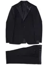Tagliatore Single-breasted Suit In Black