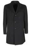 Tagliatore Tailored Coat With Notch Lapel And Pockets