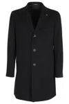Tagliatore Single-breasted Coat Featuring Back Vent