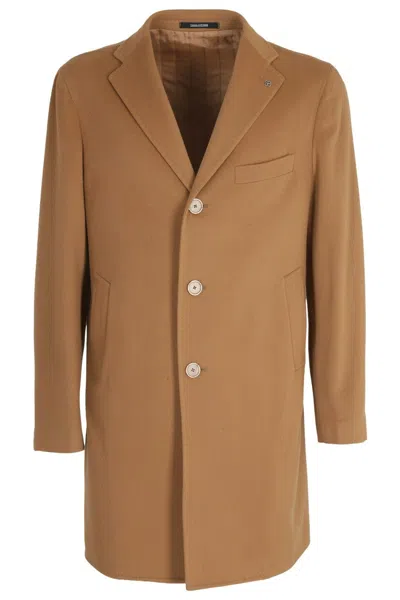 Tagliatore Bruce Unlined Medium Mud Coat In Brown