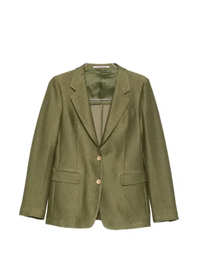Tagliatore Button-fastening Blazer In Green