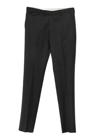Tagliatore Button-fastening Trousers In Black