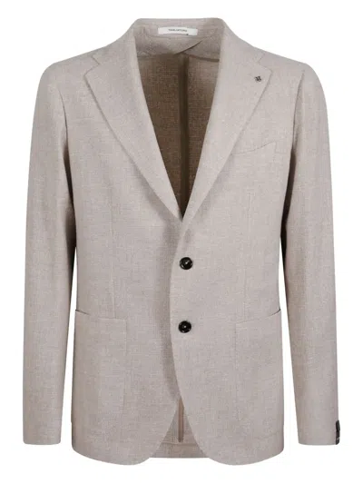 Tagliatore Button Jacket In White