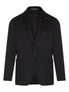 Tagliatore Button Single-breasted Jacket In Black