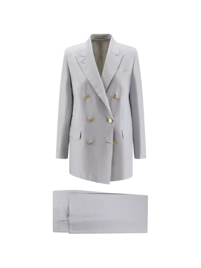 TAGLIATORE BUTTONED DOUBLE-BREASTED SUIT