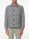 Tagliatore Buttoned Flap-pocket Jacket In Gray