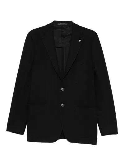 Tagliatore Buttoned Jacket In Black