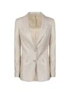 Tagliatore Buttoned Jacket In Yellow