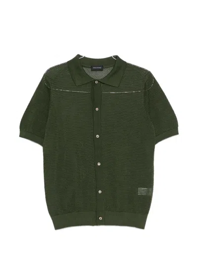 Tagliatore Buttoned Shirt In Green