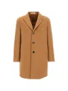 Tagliatore Buttoned Single-breasted Coat In Multi