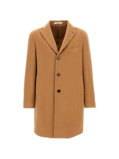 TAGLIATORE BUTTONED SINGLE-BREASTED COAT