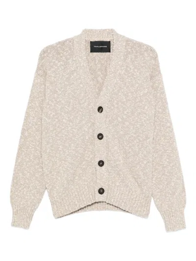 Tagliatore Buttoned V-neck Cardigan In Multi