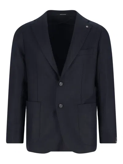 TAGLIATORE BUTTONED VIRGIN-WOOL BLAZER