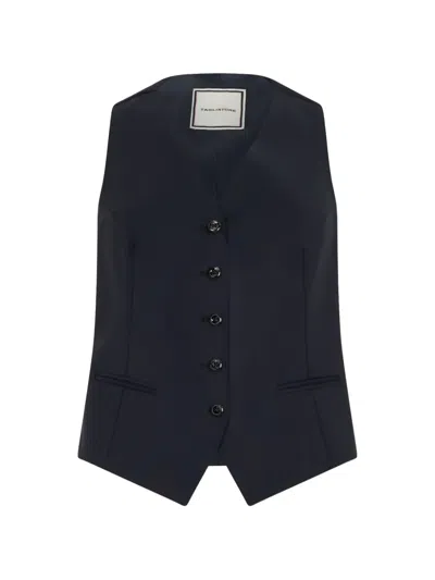 Tagliatore Button-up Waistcoat In Blue