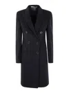 Tagliatore Long-sleeved Coat In Azul