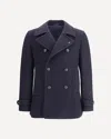 Tagliatore Caban Coat In Blue