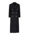 Tagliatore Buttoned Double-breasted Sleeveless Coat In Black