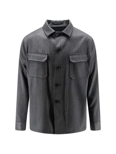 Tagliatore Calvin Jacket In Gray