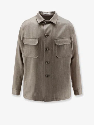 Tagliatore Calvin Flap-pocket Jacket In Gray