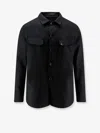 Tagliatore Button-front Overshirt In Black