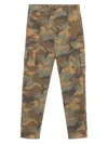 Tagliatore Camouflage Cargo Pants In Brown