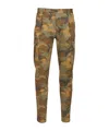 Tagliatore Wool Cargo Pants Trousers Camouflage In Brown