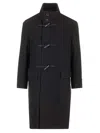 Tagliatore Cappotto Foderato Mon Alamari T24-160 In Black