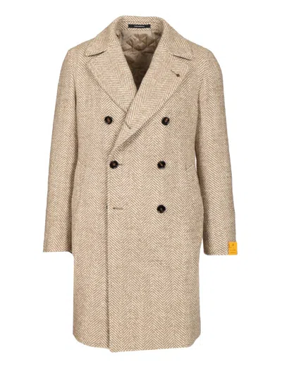 Tagliatore Cappotto Sfoderato Bruce Lungo Resca Tweed Beige 50lana 25 Acril 17 Polies 8 Nylon Coats Beige In Brown