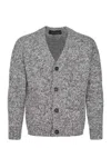 Tagliatore Cardigan In Gray