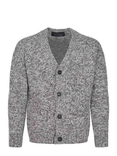 Tagliatore Cardigan In Gray