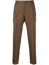 Tagliatore Pleated Virgin-wool Trousers