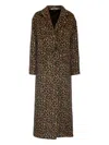 Tagliatore Carine Spotted-pattern Sinlge-breated Coat In Animal Print